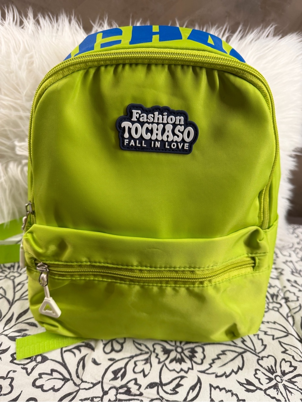 Kids Neon Green Mini Backpack - Fashion Fall In Love